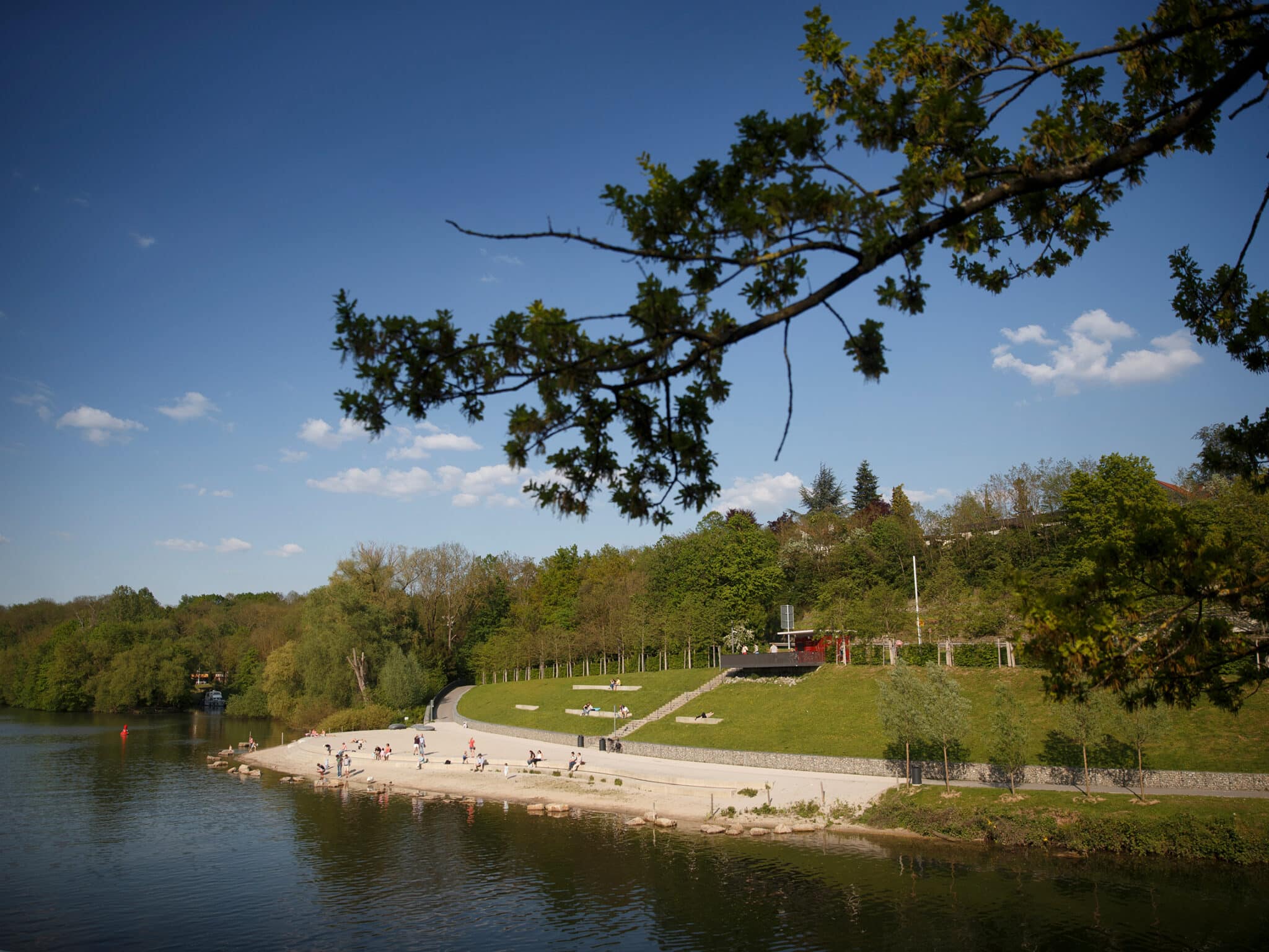 Neckarufer in Remseck am Neckar