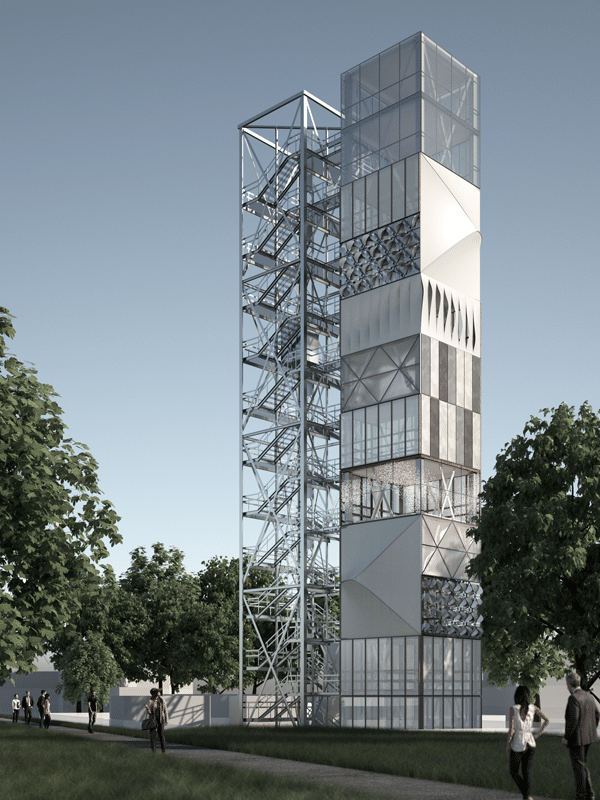 Adaptives Demonstrator-Hochhaus