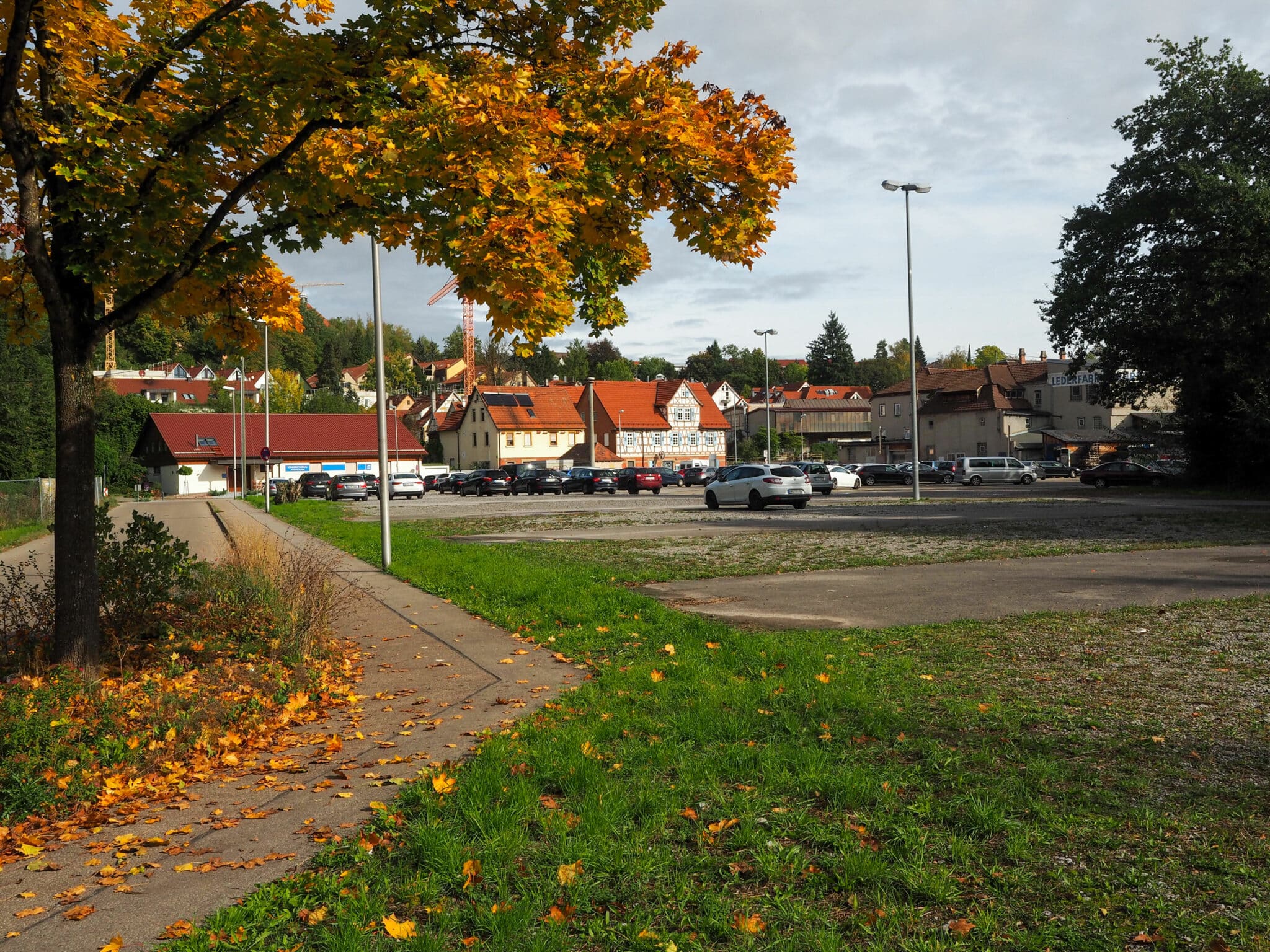 Quartier Backnang West (Bestand 2019; Bild: IBA’27/Schiller)