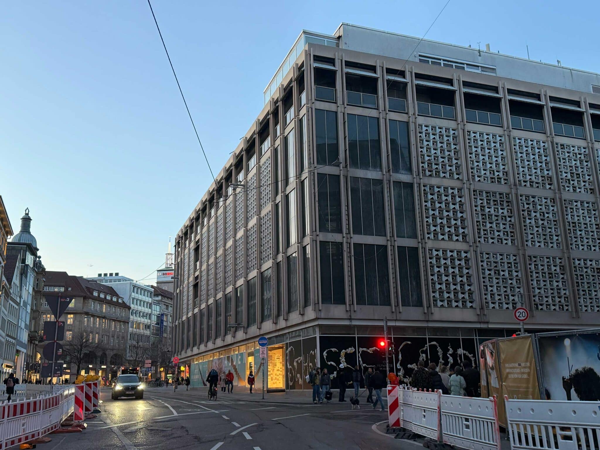 Ehemaliges Kaufhaus in der Eberhardstraße in Stuttgart (Bild: IBA’27 / Tobias Schiller)