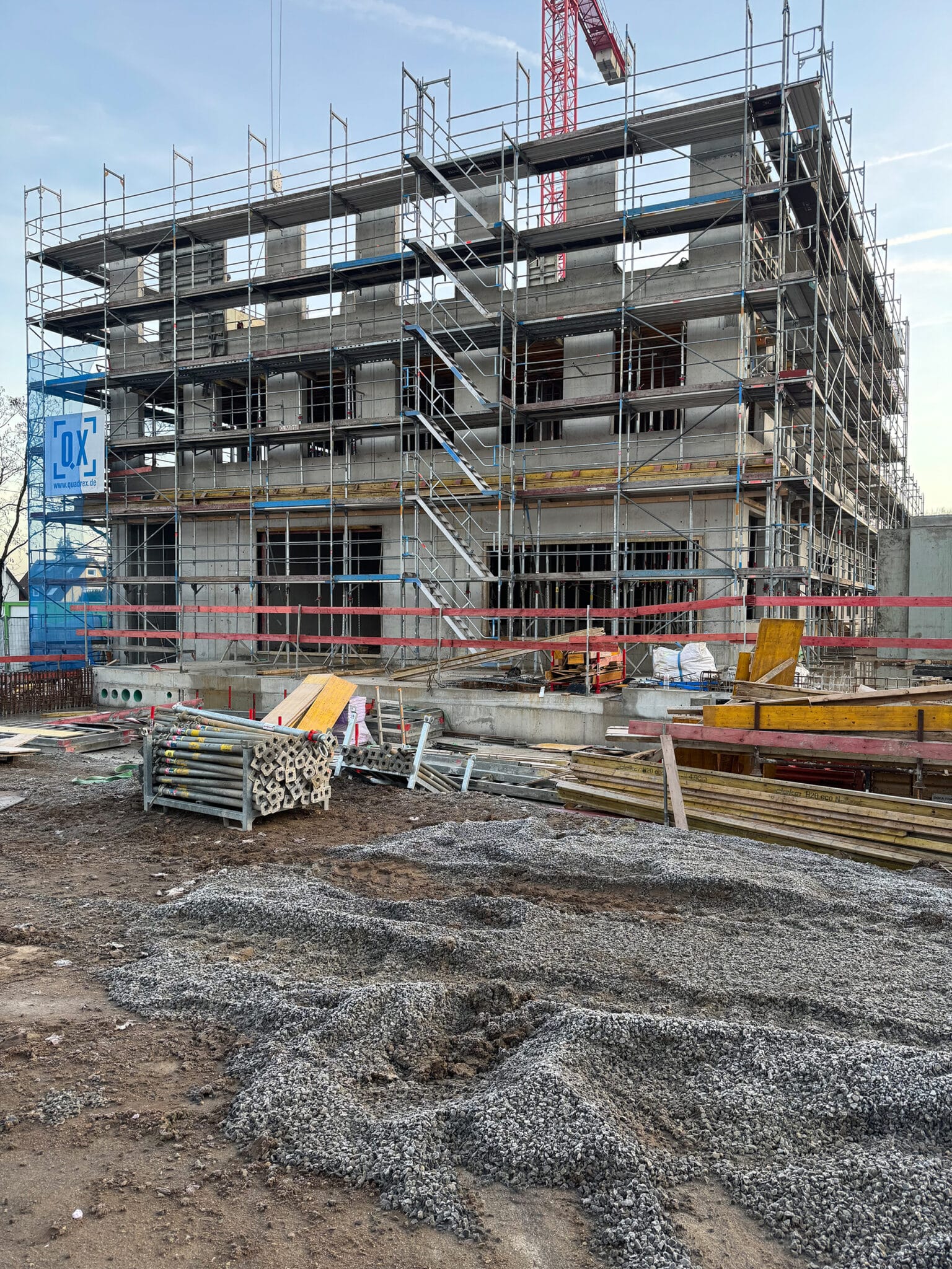 Baustelle Haus Pia im Quartier am Rotweg
