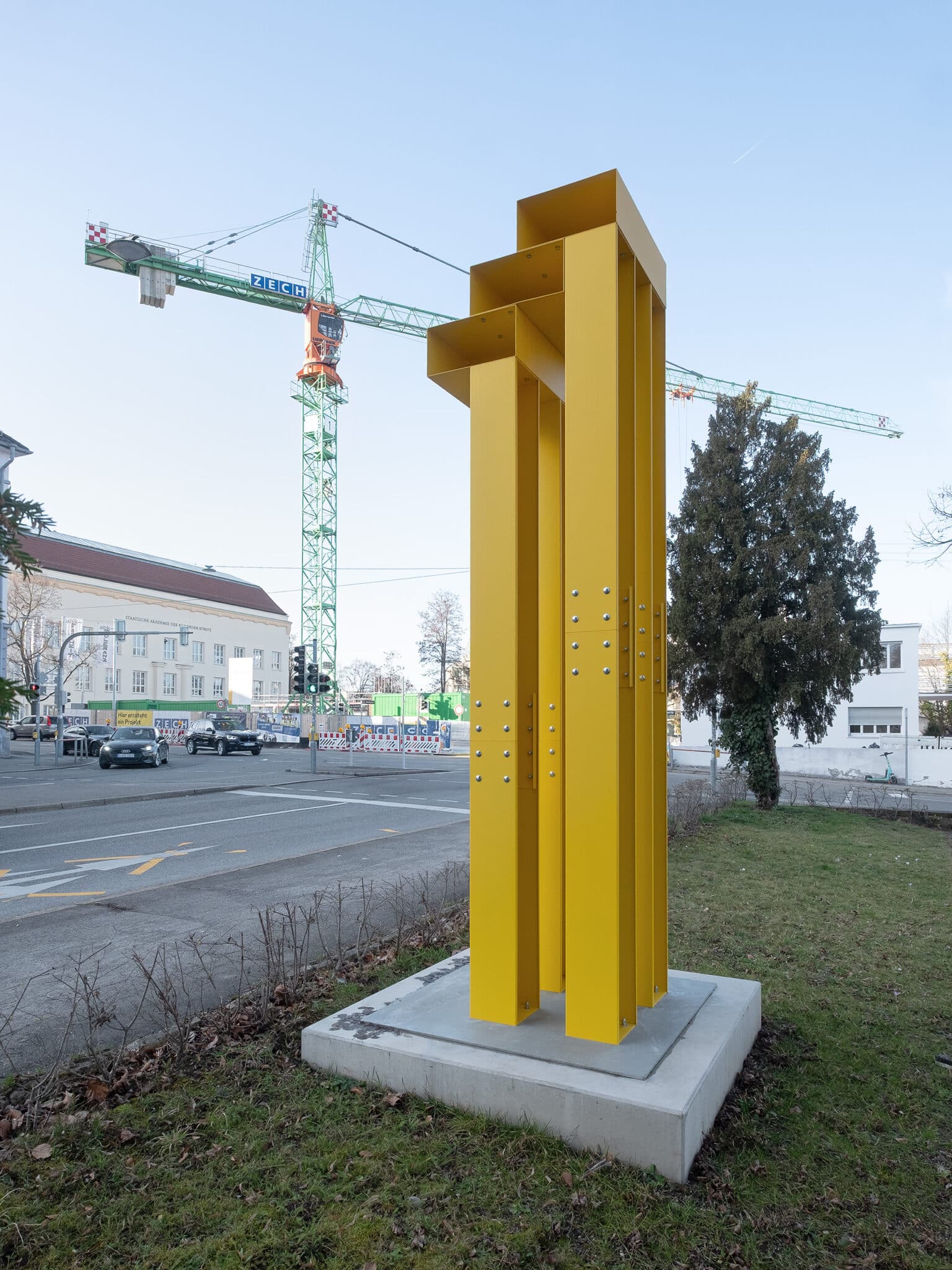 Projektmarker der IBA’27 am Weissenhof.Forum in Stuttgart (Bild: IBA’27 / Achim Birnbaum)