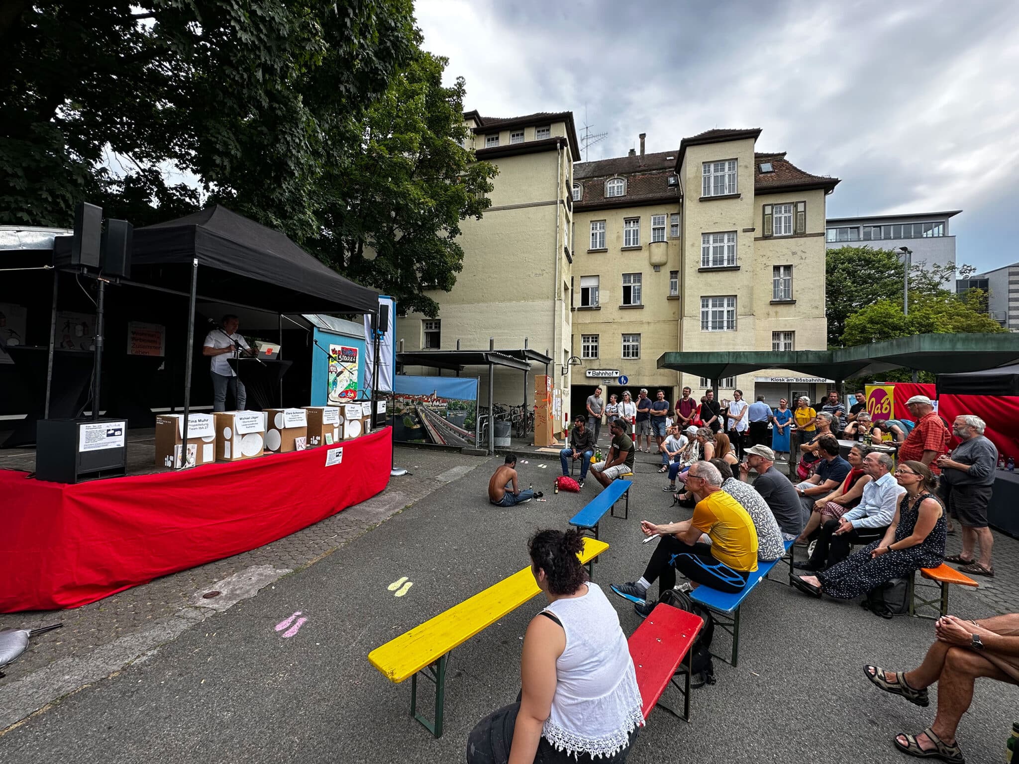 »Wem gehört die Straße?« – Nürtingen, 29.06.23 (Bild: IBA’27 / Tobias Schiller)