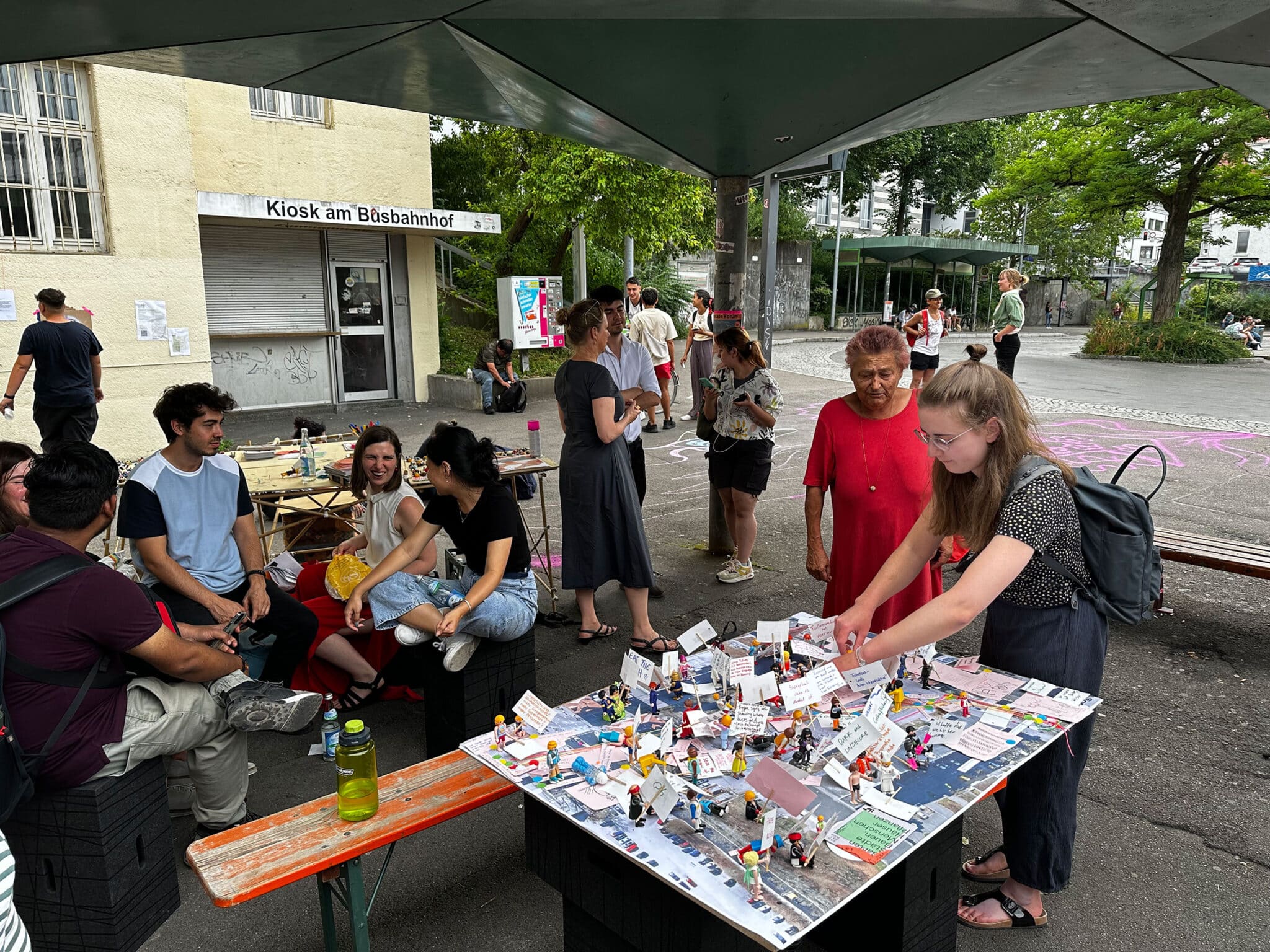 »Wem gehört die Straße?« – Nürtingen, 29.06.23 (Bild: IBA’27 / Tobias Schiller)