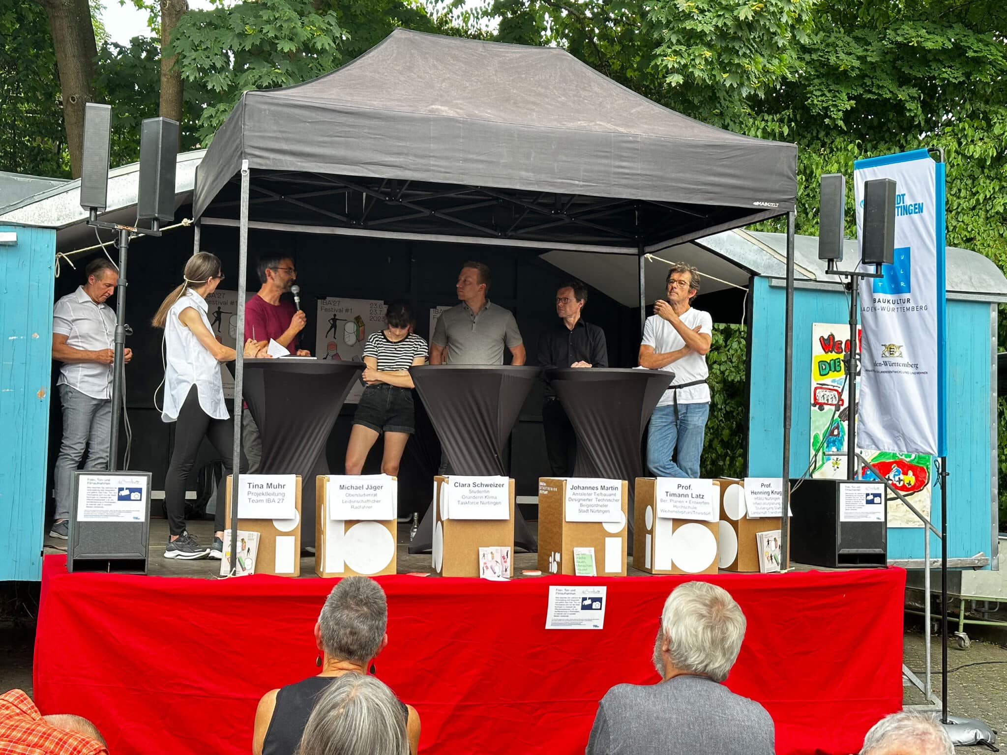 »Wem gehört die Straße?« – Nürtingen, 29.06.23 (Bild: IBA’27 / Tobias Schiller)