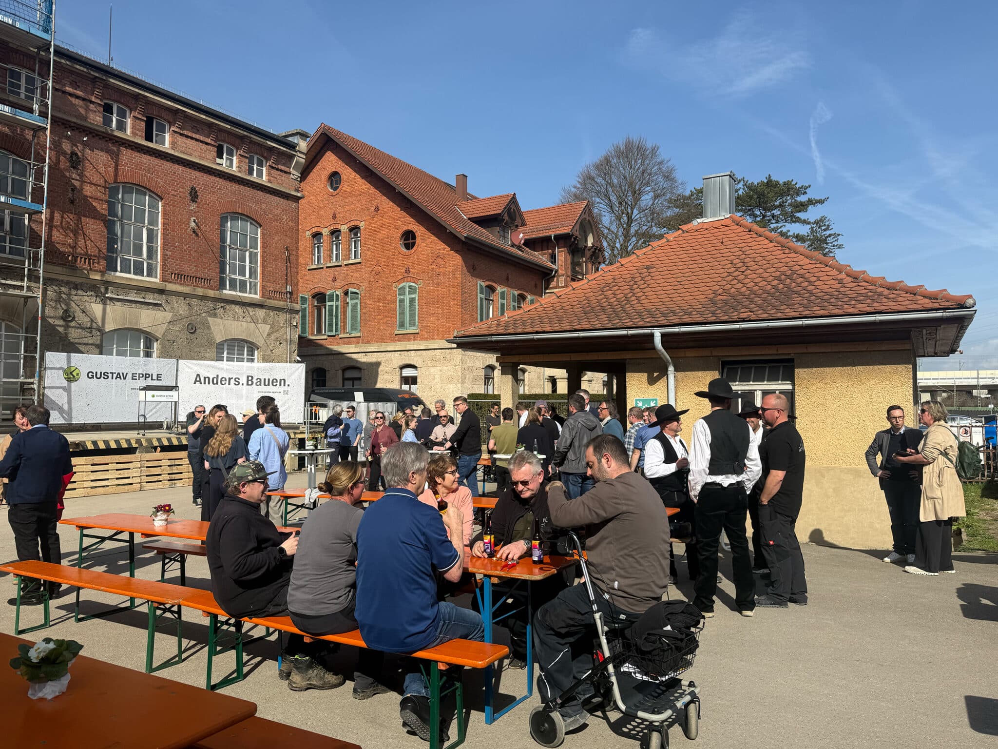 Richtfest Neckarspinnerei