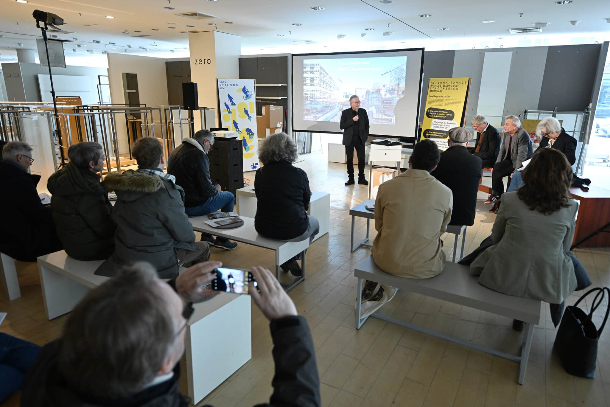 Pressekonferenz zum IBA’27-Ausstellungsjahr (Bild: IBA’27 / Franziska Kraufmann)