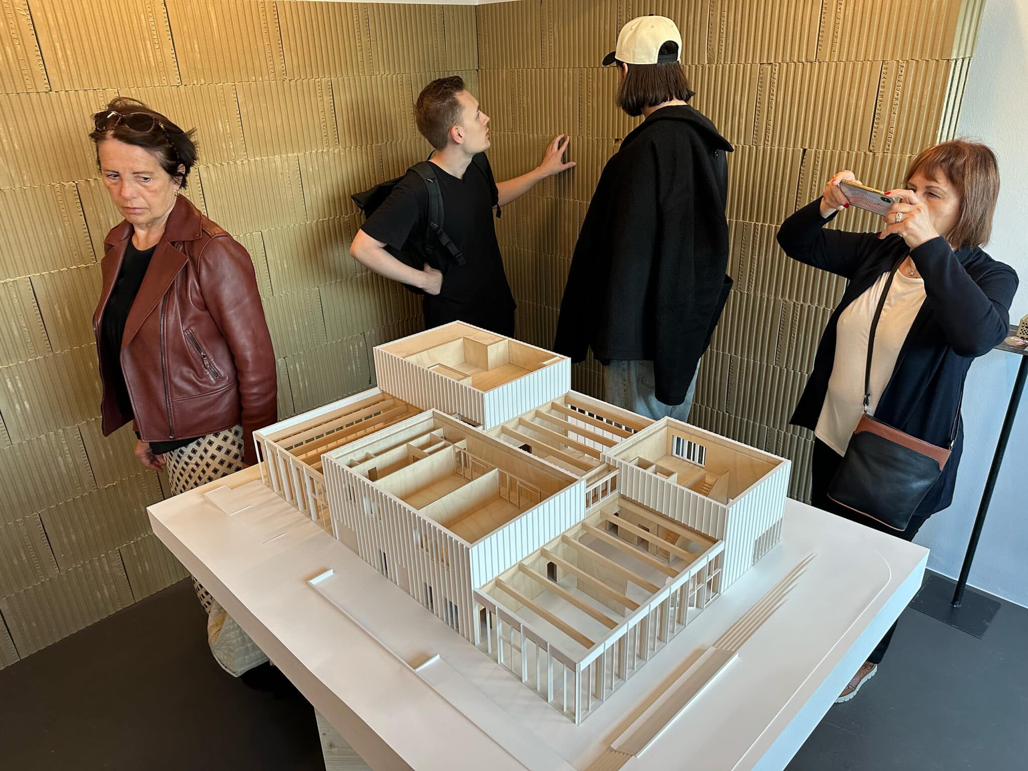 Das Modell für das künftige Weissenhof-Forum
