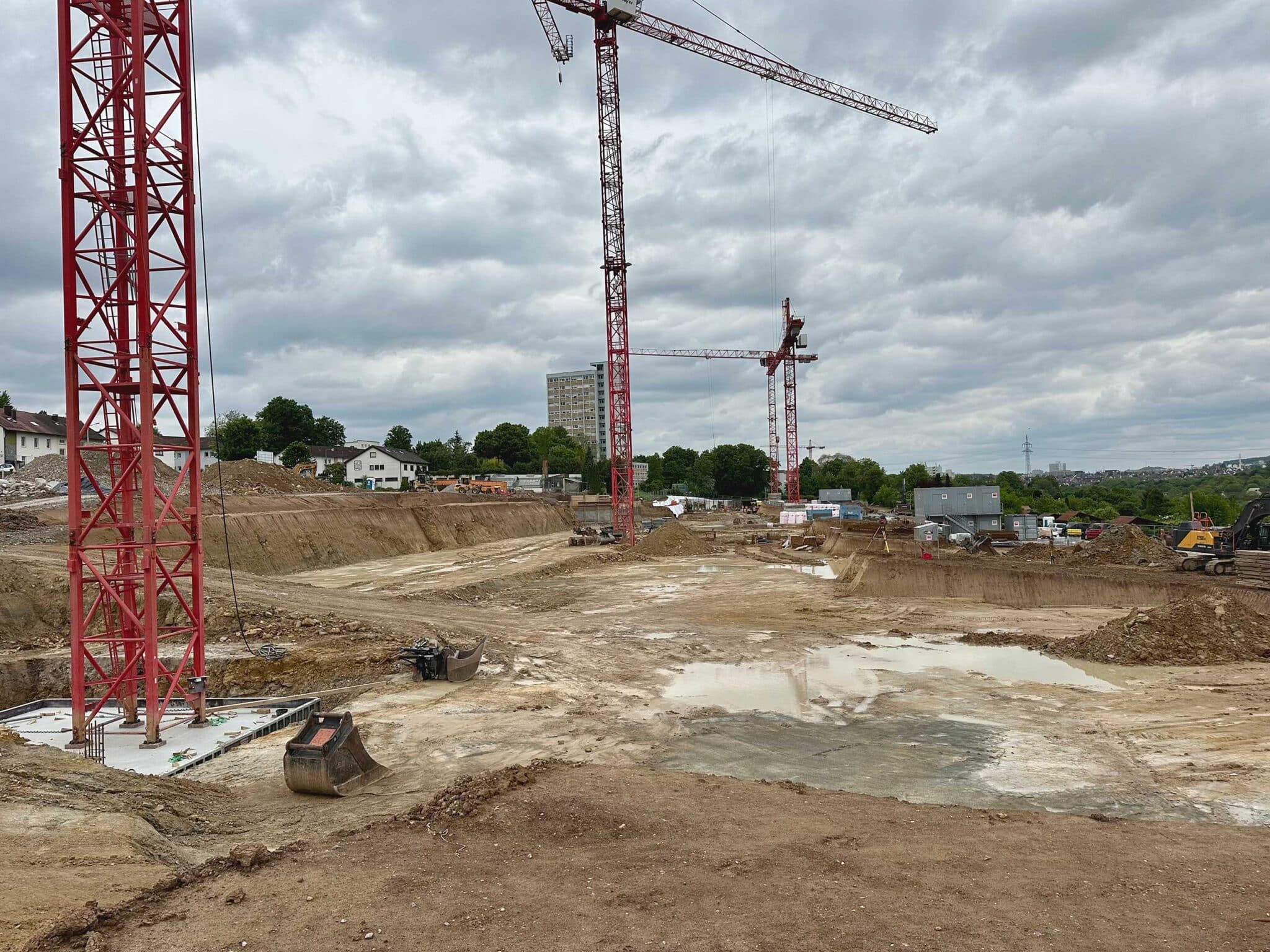 Baustelle IBA’27-Projekt »Quartier Böckinger Straße« (Bild: IBA’27 / Tobias Schiller)