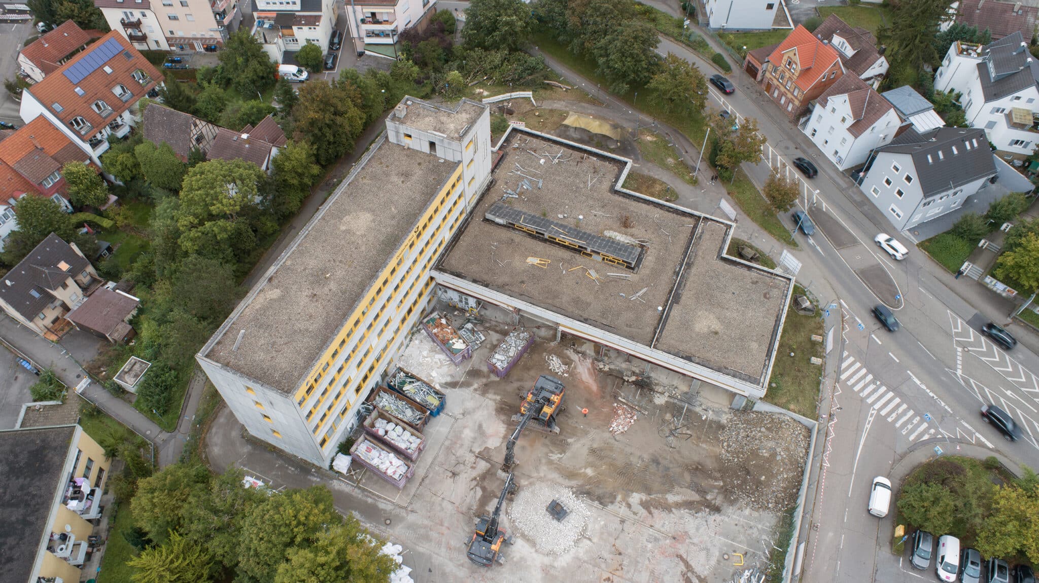 Bestand / Abriss Postareal Leonberg