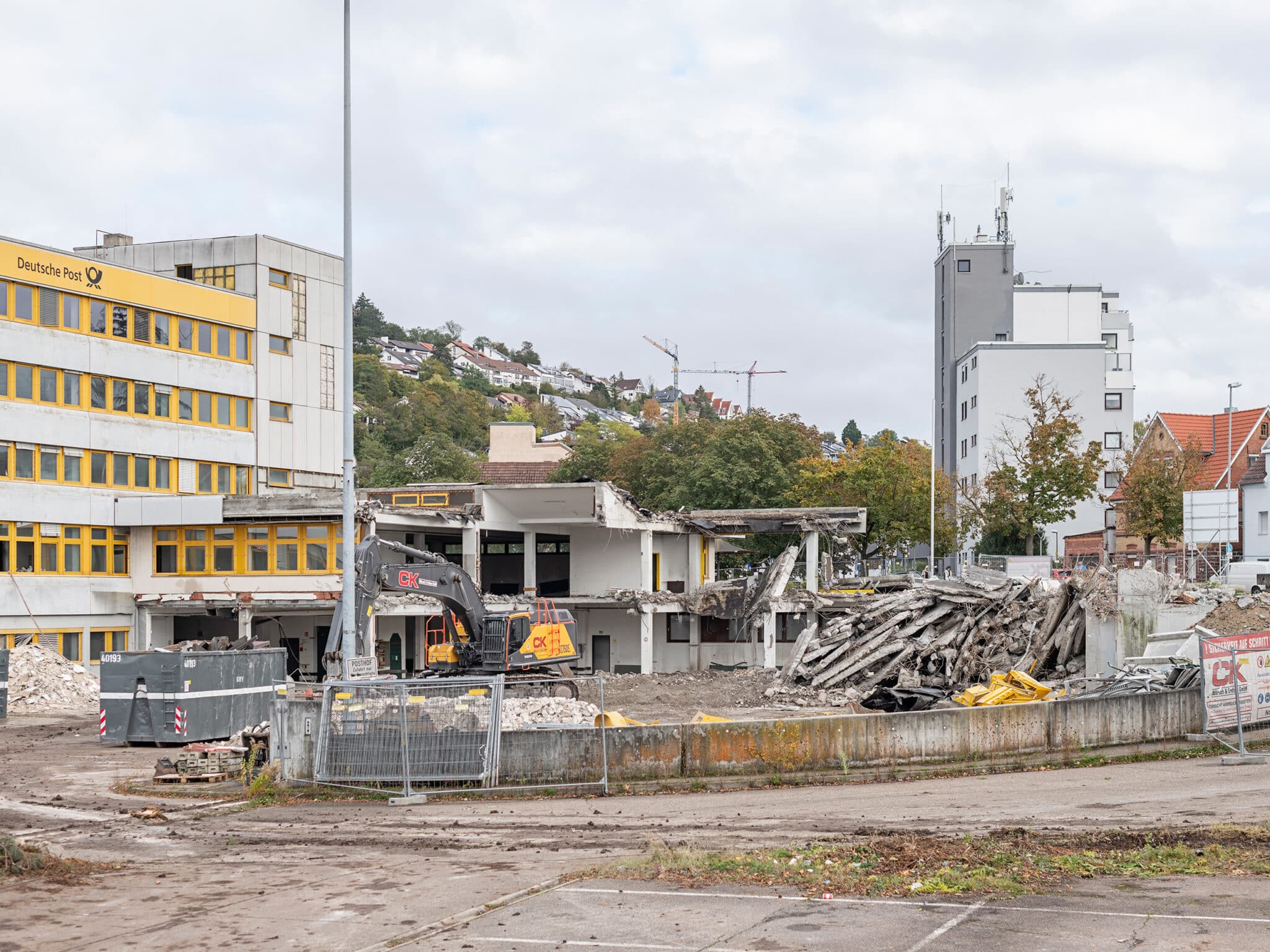 Bestand / Abriss Postareal Leonberg