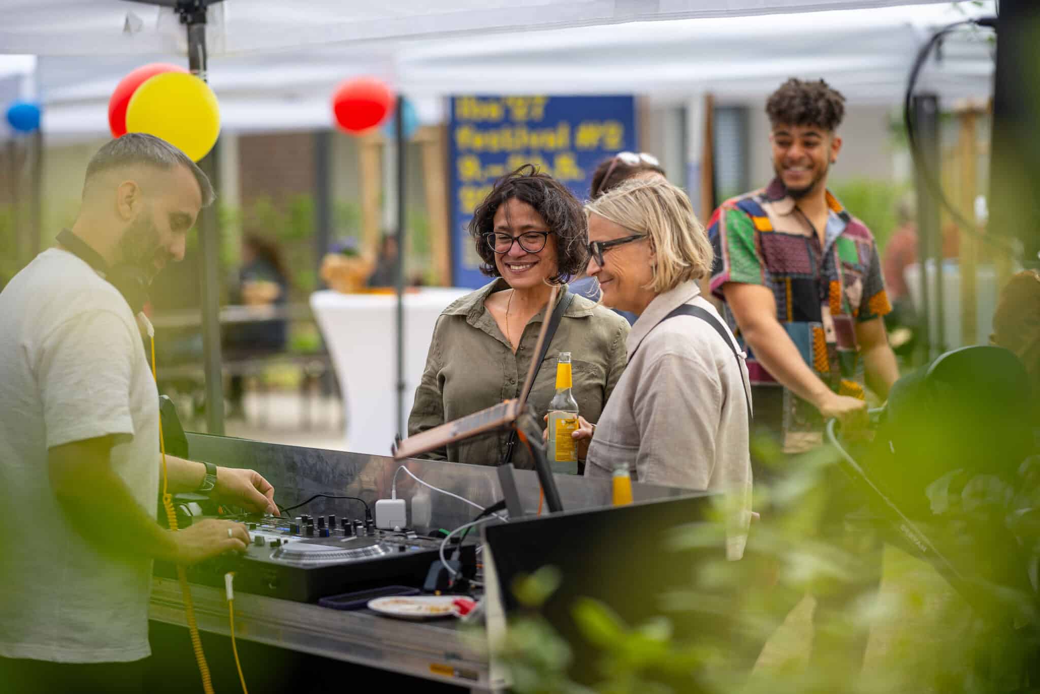 Veranstaltung im IBA’27-Netzvorhaben »Rosenstein (Siedlungswerk) – Leben im neuen Stadtteil« zum IBA’27-Festival #2 (Bild: Siedlungswerk / Andreas Körner)
